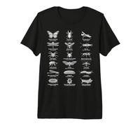 Entomologie Noms d'espèces d'insectes Histoire Naturelle Scientifique T-Shirt Haut de Gamme