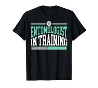 Entomologiste en Formation Bug Hunter Coccinelle Papillon T-Shirt Graphique avec Valeur, Homme, Noir, S