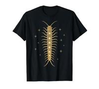 Entomologiste Entomologie Insectes Entomologie Centipede Whimsy Insectes Bugs T-Shirt Graphique avec Valeur, Homme, Noir, S