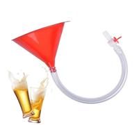 Entonnoir À Bière Avec Valve Étanche - Récipient Réutilisable Tuyau Anti-fuite Pp, Compact Accessoires De Jeux Soirées | Double Canule Distributeur Boissons Plastique Pour Fêtes