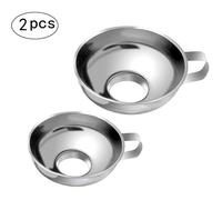 Entonnoir à confiture - DELAMAN - Inox - 2 pièces - Nettoyage facile - S'adapte à tous les récipients