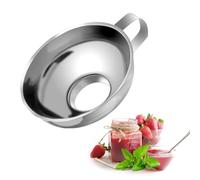 Entonnoir à confiture en acier inoxydable - Entonnoir à confiture - Entonnoir en acier inoxydable - Pour pots à mason larges et normaux