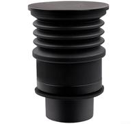 Entonnoir à dose unique pour moulin Eureka Atom - Récipient à grains en aluminium avec soufflet en silicone pour vidange des résidus - 52-70 mm - Compatible avec moulins à café - Noir