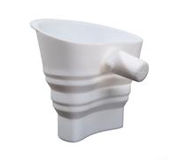 Entonnoir à farine pliable en silicone avec large goulot pour verser sans obstruction, résistant à la chaleur et aux taches, outil de cuisson (blanc)