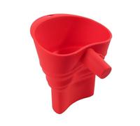 Entonnoir à farine pliable en silicone pour accessoire de mélangeur d ' aide à la cuisine, utilisation facile, entonnoir de cuisine pliable multifonctionnel, accessoire de mélangeur sur socle