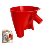 Entonnoir à Farine pour Kitchen Aid Artisan KSM150 4.8L, Accessoire pour Mélangeur sur Pied Kitchenaid Mixer TILT-HEAD, Praktischer Anti-éclaboussures Entonnoir pour Kitchen Aid 4.8l (Rouge)