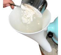 Entonnoir à Farine pour la Cuisine - Outil Manuel de Filtration - Entonnoir Pour Robot Pétrin,Pour Pâtisserie Versement Liquide Oeuf Ingrédients Secs Humides Poudre Pâte