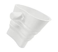 Entonnoir à farine pour mélangeur, utilisation polyvalente, 1 pièce, accessoire anti-éclaboussures, accessoire pour batteur sur socle, conception à bouche large, pour la cuisson