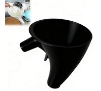 Entonnoir à Farine pour Mixeur Kitchen Aid, Accessoire pour Mélangeur sur Pied avec Guidage de Versement, Entonnoir en Plastique pour Poudre, Compatible avec Kitchen Aid Artisan KSM150 5 Quart