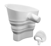 Entonnoir à farine - Silicone résistant à la chaleur - Anti-fuite - Embout blender pour verser la farine, les œufs liquides, la pâtisserie, la cuisson, la préparation des repas, un usage domestique