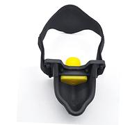 Entonnoir à pisse pour urinoir en silicone avec 4 bouchons buccaux Bouche Gag Gay Gag Bouche Bâillon SM Contraintes de bondage érotiques Ensemble d'esclaves Jeu de rôle Extreme Sex Toys(Color:UNE)