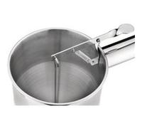 Vogue Entonnoir à piston GG759 en acier inoxydable 1,3 L avec support usage pro et domestique