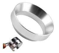 Entonnoir Anneau de Dosage à expresso, Entonnoir en Alliage D'aluminium Avec Magnétique, Bague De Dosage De Café, Accessoire de Machine À Café Entonnoir de Remplissage (Argent) (58mm)