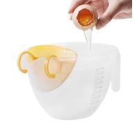 Entonnoir bol à œufs | Entonnoir de 1000 ml avec déflecteur, gadget de cuisine de grande capacité pour la cuisson, le lavage du riz, la cuisine et d'autres scènes