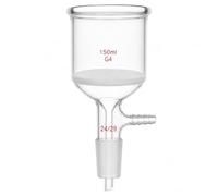 Entonnoir Büchner Verre Disque Fritté G4 Filtre Aspiration Vide-150ml