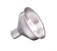 Entonnoir compact et efficace en acier inoxydable pour flasque, convient pour le remplissage de bouteilles de whisky et de trémie avec déversement et manipulation confortable (S)