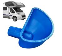 Entonnoir d’entrée d’eau Rv - Accessoires Pe bleu imprimés en 3D, outil de véhicule, accessoire de remplissage de camping-car | Guide d'alimentation par gravité robuste pour remorque de camionnette, c
