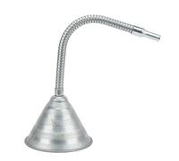 Entonnoir D'amorçage avec Tuyau Flexible de 330 Mm, Entonnoir D'amorçage Universel en Acier au Carbone pour Voitures, Motos, Camions