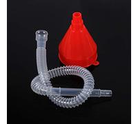 Entonnoir de Carburant de Voiture Portable avec Bec Verseur Souple Transparent, Entonnoir de Remplissage de Véhicule Universel en Plastique pour Huile Moteur, Liquide de Refroidissement, Essence, Kéro