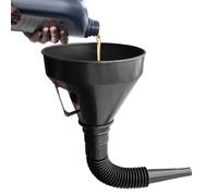 Entonnoir de carburant universel-Motorcycle et entonnoir en bouche à l'échelle automatique avec une course amovible, un filtre intégré, parfait pour le changement d'huile, le liquide de refroidissemen