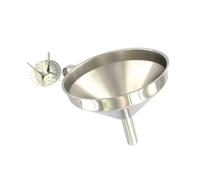 Entonnoir de cuisine inox avec grille pour impuretés Fackelmann ref 4043050 Inox G