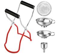 Entonnoir de Cuisine Multifonctions Set, Entonnoir Confiture, Entonnoir Inox, Entonnoir Cuisine pour Transvaser des Liquides, Du Vin Et des Sauces, Transvaser Des Ingrédients Liquides