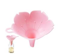 Entonnoir de cuisine pour bouteille d'eau, séparateur de liquide universel | Liquide en forme de fleurs de cerisier, d'huile d'olive et d'arachides