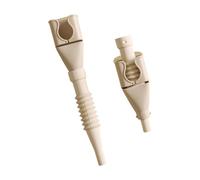 Entonnoir de de cuisine à col extensible en silicone PP, aide conviviale pour le remplissage de bouteilles, acheminement de liquide, portions sèches, bec verseur pliable, remplissage de pot,