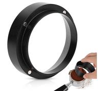 Entonnoir de dosage 51/53/58 mm, anneau de dosage de café en aluminium pour portafiltre de dosage expresso avec magnétique pour la maison/café(58MM)