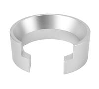 Entonnoir de dosage de café de 58 mm | Anneau de dosage en aluminium pour café portafilter | Empêche le désordre et les déchets pour les machines à café | Lave-vaisselle (Silver)