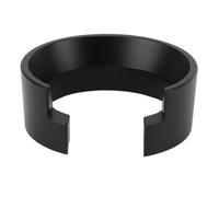 Entonnoir de dosage de café en aluminium de 58mm, anneau de dosage de précision pour Machines à expresso, accessoire Barista à domicile (Noire)