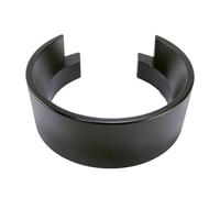 Entonnoir de dosage de café en aluminium pour porte-filtre de 58 mm, panier à poudre compatible avec porte-filtre Ring, outil d'expresso antirouille facile à nettoyer pour un dosage constant (noir)