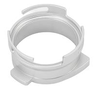 Entonnoir de Dosage de Café : Entonnoir Rotatif en Alliage d'Aluminium pour un Dosage Précis, Compatible avec les Porte Filtres de 54 Mm. (Argent)
