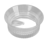 Entonnoir de dosage pour pot Moka, distributeur de café Moka entonnoir anti-éclaboussures anneau de dosage de café expresso pour pot à valve simple et double (Transparent Pour Trois 150ml)