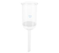 Entonnoir de Filtrage en Verre Borosilicaté 35ml pour Laboratoire | Résistance Chimique, Surface Lisse Polie, Bords Arrondis, pour Liquides et Précipités en Pharmacie