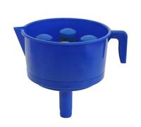 Entonnoir de Filtre à Carburant, Entonnoir de Séparation Huile Eau, 4 Filtres, Filtre D'entonnoir de Cryptage en Nylon Pour Essence Diesel, Filtre à Carburant Pour Huileur,Bleu