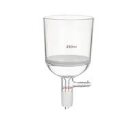 Entonnoir de filtre Büchner en verre, entonnoir de filtre à noyau de, filtres grossiers G3(250ml(24))