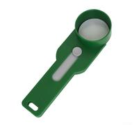 Entonnoir de mesure fabriqué à partir de plastique ABS robuste avec forme réductrice de déversement, outil parfait pour une manipulation précise des ingrédients dans la cuisine et la pâtisserie (vert)