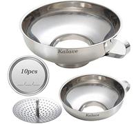 Entonnoir de mise en conserve acier inoxydable pour bocaux Mason - Kit de fournitures de cuisine avec passoire