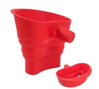 Entonnoir de mixage pliable en silicone pour mélangeur de 5 litres avec tête inclinable, bec verseur de qualité alimentaire pour sucre, poudre de cacao, liquides et ingrédients secs