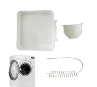 Entonnoir De Vidange Pour Lave-Linge Bac De Vidange Universel Avec Brosse | Bac de nettoyage du filtre de lave-linge Pour Maison, Sous-Sol, Appartement, Garage, Location