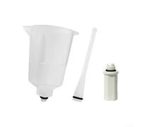 Entonnoir d'huile de frein à disque de vélo compatible avec les vélos de montagne et les trous filetés M5, design en plastique pour un remplissage efficace de l'huile de frein