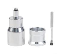 Entonnoir d'huile en alliage d'aluminium avec bouchon pour kit de purge de frein, design compact et portable pour un remplissage contrôlé du liquide de frein, compatible avec les modèles de freins MT