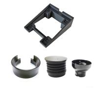 Entonnoir doseur avec récipient de récupération pour moulin à café Eureka Mignon MMG, système d'entonnoir en silicone ABS pour éviter les déversements, station compacte pour bureau et cuisine, noir