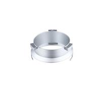 Entonnoir Doseur, Compatible For Delonghi EC9335 EC9155 EC9665 EC9355 EC9155, Anneau De Dosage De Café Expresso 51mm, Capteur De Filtre À Café Portafilter(Silver Ring)
