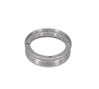 Entonnoir doseur en aluminium avec anneau de dosage de précision 51/53/58 mm for porte-filtres, outil for cafetière(51MM,Dose ring silver)
