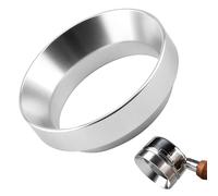 Entonnoir Doseur Magnétique 51 mm pour Machine à Café Expresso, Bague de Dosage en Alliage d’Aluminium, Accessoire de Remplissage pour Porte-Filtre, Anti-Débordement (Argent)