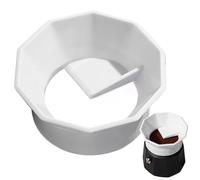 Entonnoir doseur pour cafetière - Anneau récepteur poudre pour cafetière | pour cafetières Tasse doseuse pour café pour une distribution et un pressage rapides