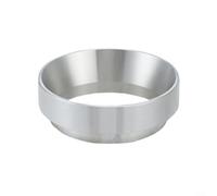 Entonnoir doseur robuste en aluminium pour 51 mm et 58 mm pour porte-filtre Ring Cup conçu pour un transfert constant du café moulu (51 mm argenté)