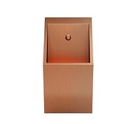 Entonnoir d'urinoir Mural en Acier Inoxydable pour urinoir de Lavage Universel, urinoir de Lavage sans Contact approfondissant Le Fond, Accessoire de Salle de Bain avec Valve de Chasse Automatique (